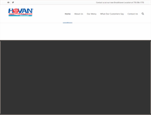 Tablet Screenshot of hovan.com